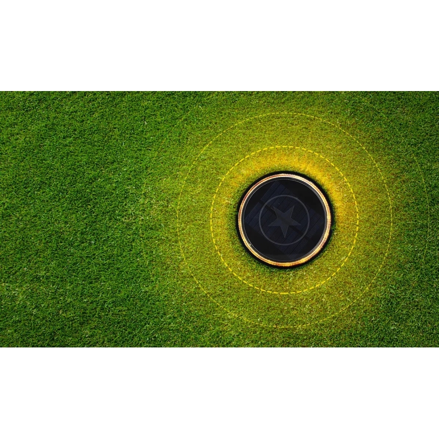 Aigostar - LED Solarna svetilka LED/0,6W/5,5V 24,5 cm 500 mAh 3200K IP66 črna
