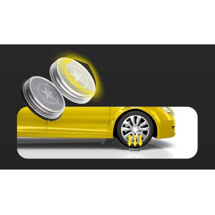 Aigostar - LED Solarna svetilka LED/0,6W/5,5V 24,5 cm 500 mAh 3200K IP66 črna
