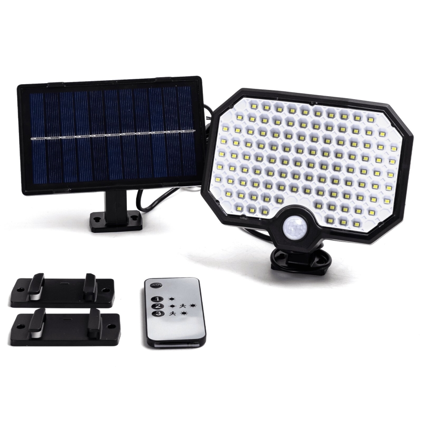Aigostar - LED Solarna svetilka s senzorjem gibanja LED/2,4W/3,7V IP65