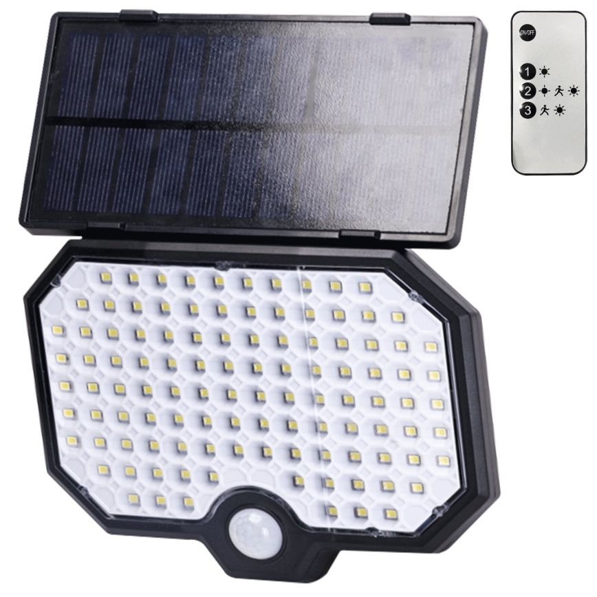 Aigostar - LED Solarna svetilka s senzorjem gibanja LED/2,4W/3,7V IP65