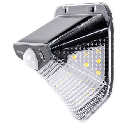 Aigostar - LED solarna svetilka s senzorjem LED/3,7V 6500K 500 mAh IP65 črna
