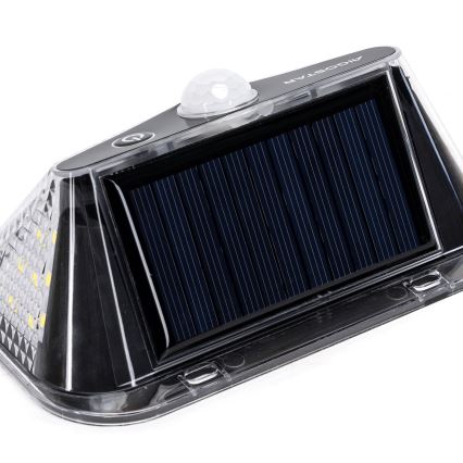 Aigostar - LED solarna svetilka s senzorjem LED/3,7V 6500K 500 mAh IP65 črna