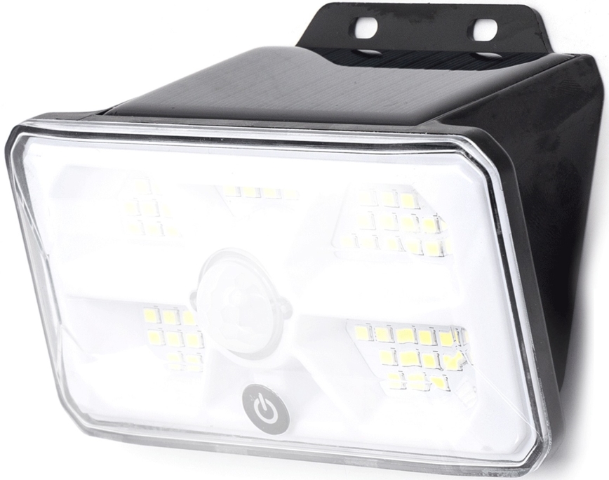 Aigostar - LED solarna svetilka s senzorjem LED/3,7V 6500K 500 mAh IP65 črna