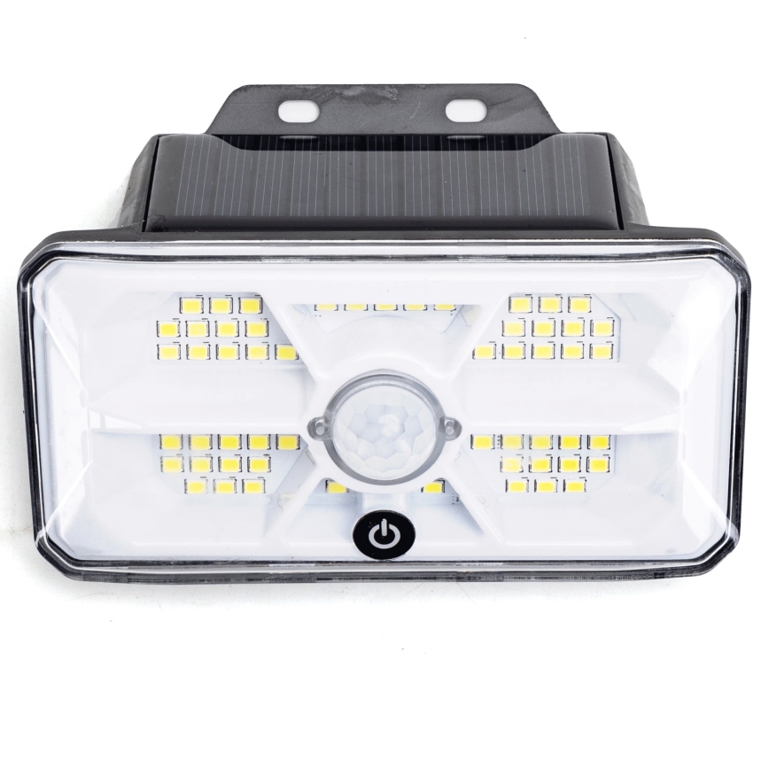 Aigostar - LED solarna svetilka s senzorjem LED/3,7V 6500K 500 mAh IP65 črna
