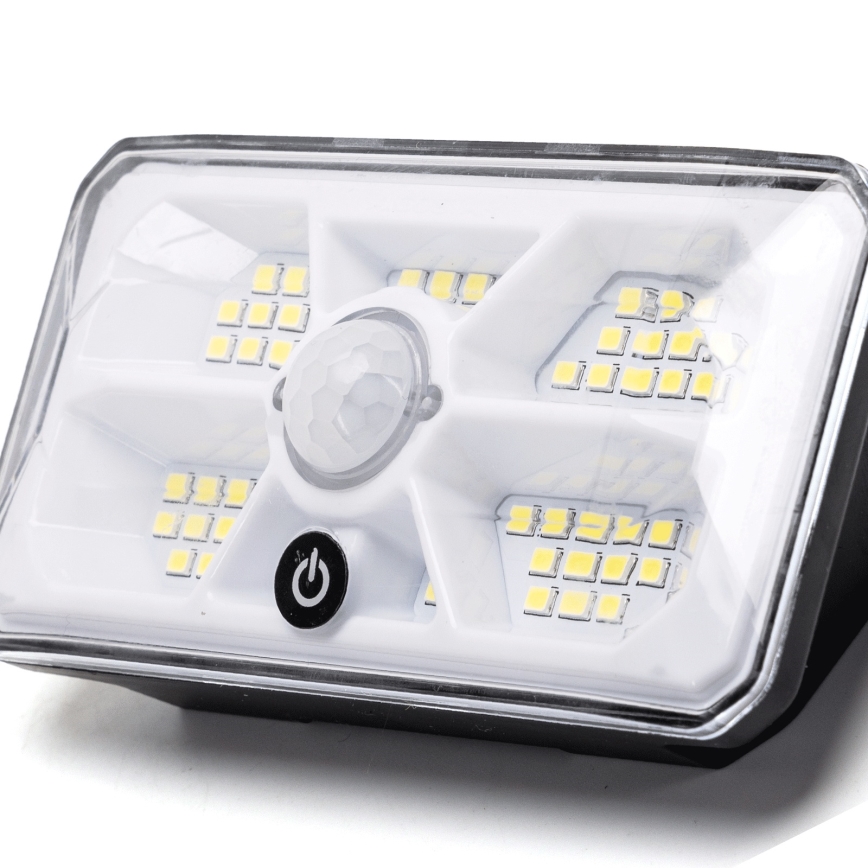 Aigostar - LED solarna svetilka s senzorjem LED/3,7V 6500K 500 mAh IP65 črna
