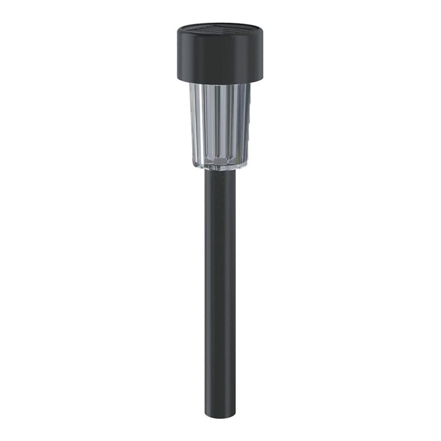 Aigostar - LED Solarna svetilka s senzorjem mraka LED/0,006W/1,2V 40 mAh 29,5 cm črna 6500K IP44