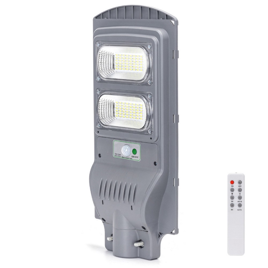 Aigostar - LED Solarna ulična svetilka s senzorjem LED/100W/3,2V 10000mAh IP65 6500K + Daljinski upravljalnik