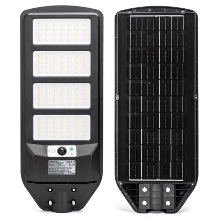 Aigostar - LED Solarna ulična svetilka s senzorjem LED/200W/3,2V 12000mAh IP65 6500K + Daljinski upravljalnik