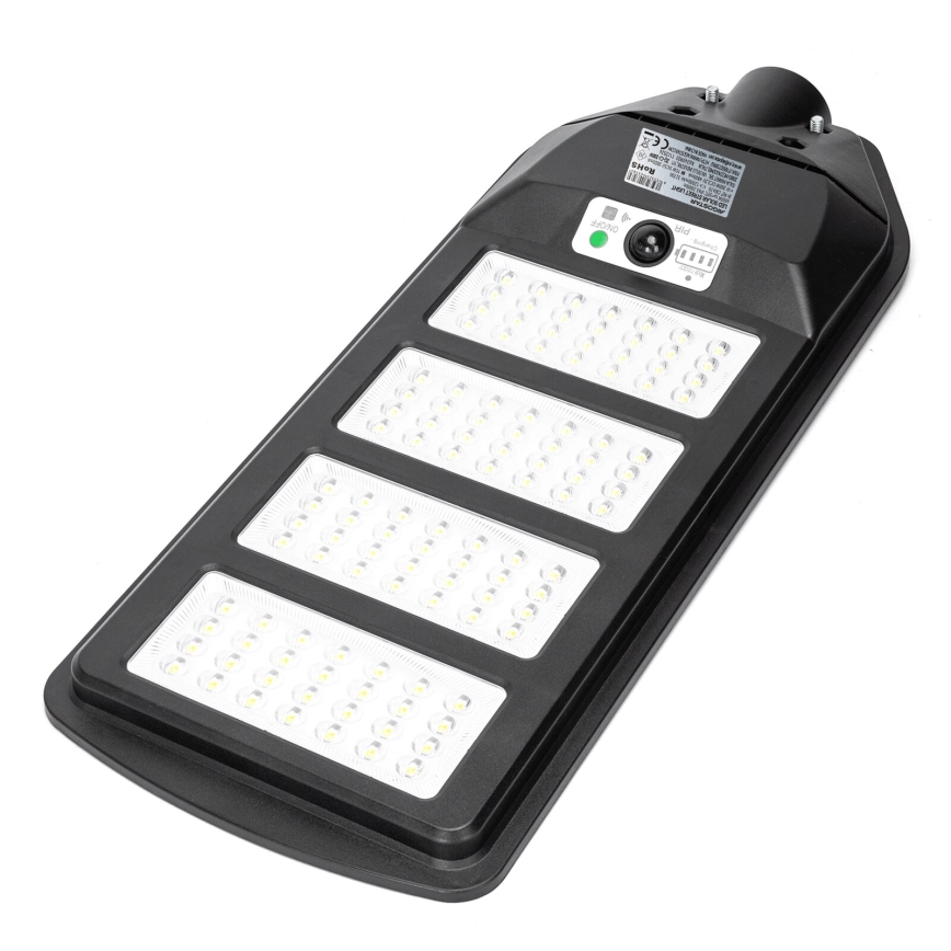 Aigostar - LED Solarna ulična svetilka s senzorjem LED/200W/3,2V 12000mAh IP65 6500K + Daljinski upravljalnik