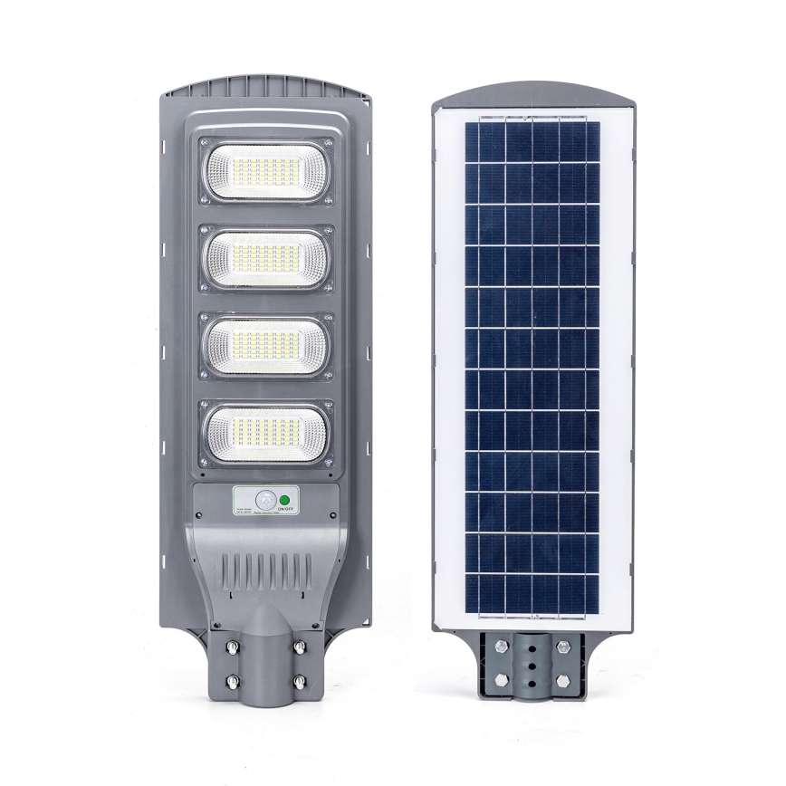 Aigostar - LED Solarna ulična svetilka s senzorjem LED/200W/3,2V 20000mAh IP65 6500K + Daljinski upravljalnik