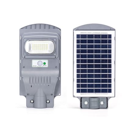 Aigostar - LED Solarna ulična svetilka s senzorjem LED/50W/3,2V 5000mAh IP65 6500K + Daljinski upravljalnik