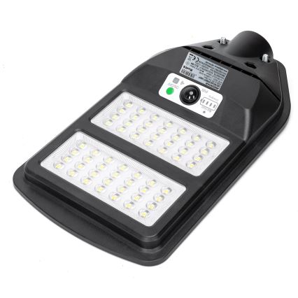 Aigostar - LED Solarna ulična svetilka s senzorjem LED/70W/3,2V 4000mAh IP65 6500K + Daljinski upravljalnik