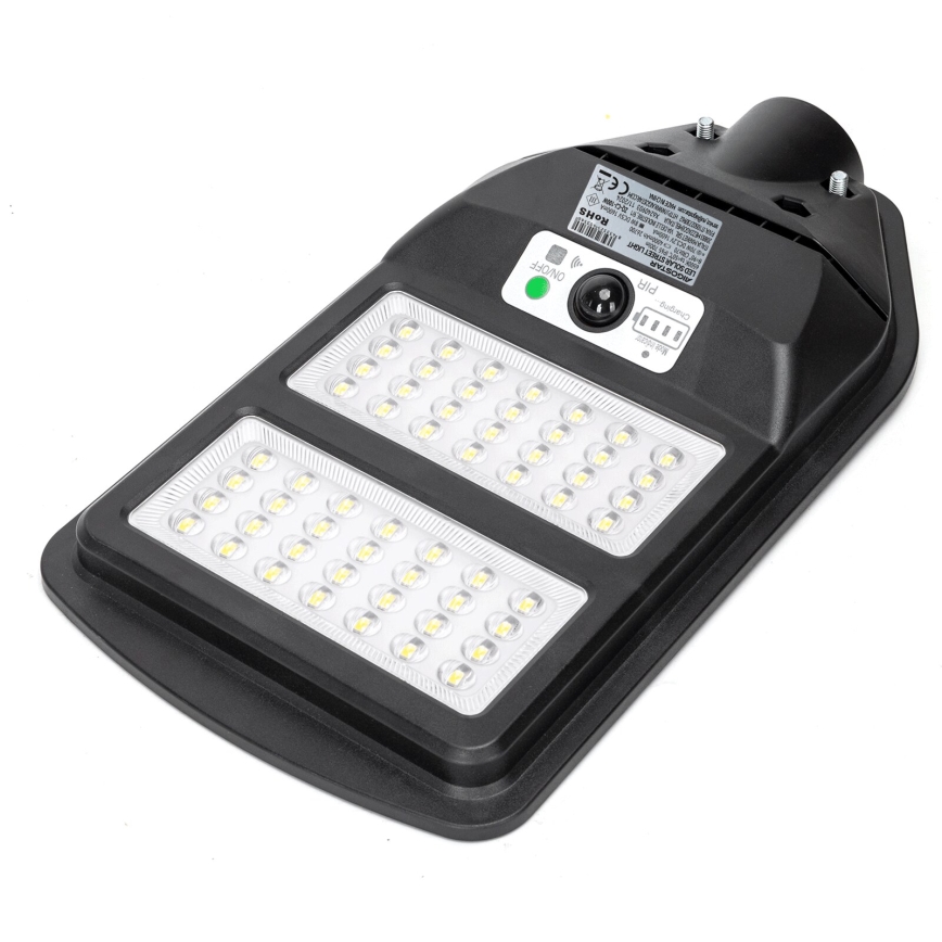 Aigostar - LED Solarna ulična svetilka s senzorjem LED/70W/3,2V 4000mAh IP65 6500K + Daljinski upravljalnik