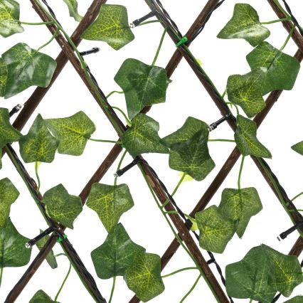 Aigostar - LED Solarna veriga 56xLED/2x0,4m IP65 topla bela ivy