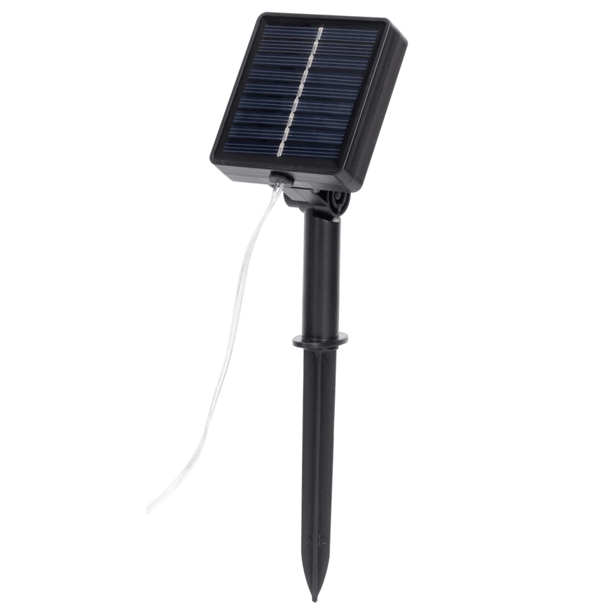 Aigostar - LED Solarna veriga 70xLED/4x1m IP65 topla bela evkaliptos