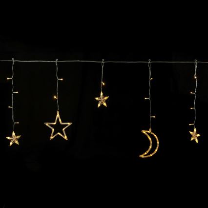 Aigostar - LED solarni božični niz 120xLED/8 funkcij 3x0,6m 500 mAh IP65 topla bela