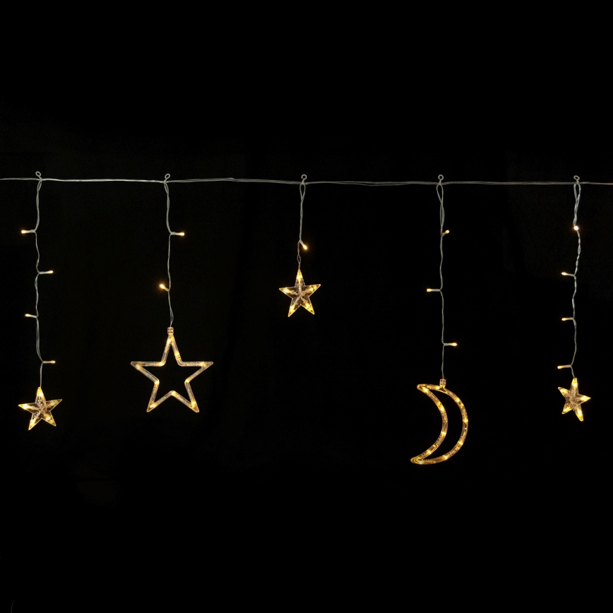 Aigostar - LED solarni božični niz 120xLED/8 funkcij 3x0,6m 500 mAh IP65 topla bela