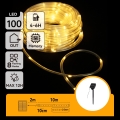 Aigostar - LED solarni božični niz luči 100xLED/8 funkcij 12m IP65 topla bela