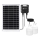 Aigostar - LED solarni lestenec 2xLED/35W/12V 6000 mAh 6500K IP65 premer 10 cm + daljinski upravljalnik