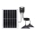 Aigostar - LED Solarni lestenec 2xLED/70W/12V 12000 mAh 6500K pr. 23,5 cm + Daljinski upravljalnik