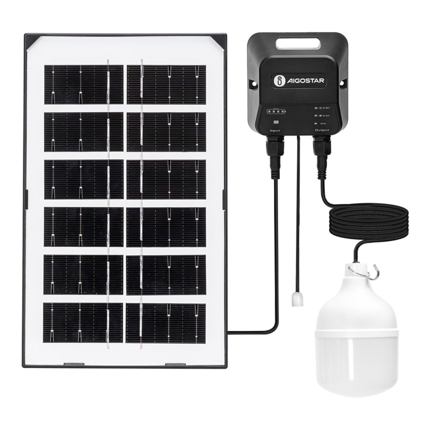 Aigostar - LED Solarni lestenec LED/35W/12V 3000 mAh 6500K pr. 10 cm + Daljinski upravljalnik