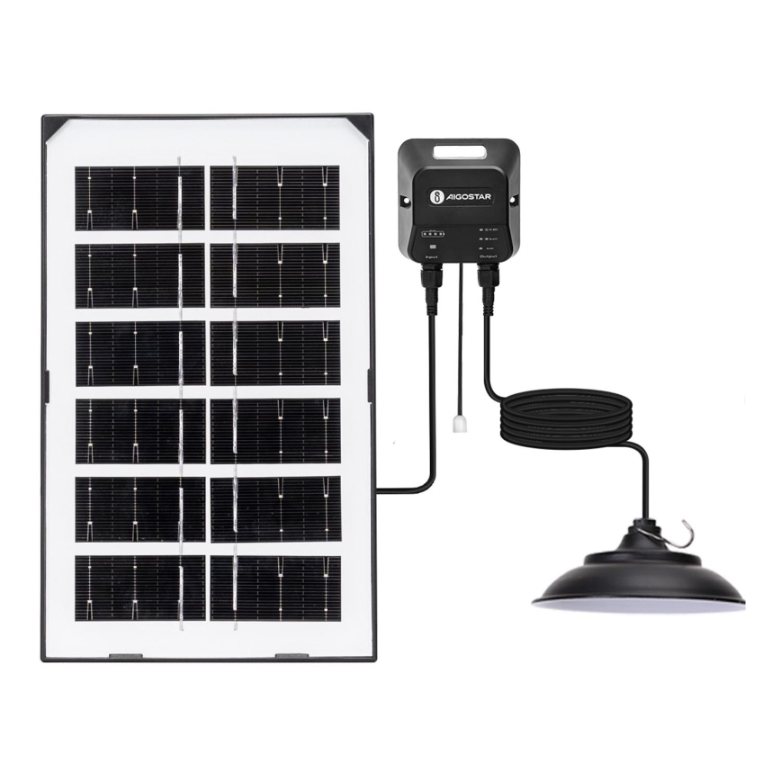 Aigostar - LED Solarni lestenec LED/35W/12V 3000 mAh 6500K pr. 15 cm + Daljinski upravljalnik