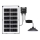 Aigostar - LED Solarni lestenec LED/35W/12V 3000 mAh 6500K pr. 15 cm + Daljinski upravljalnik