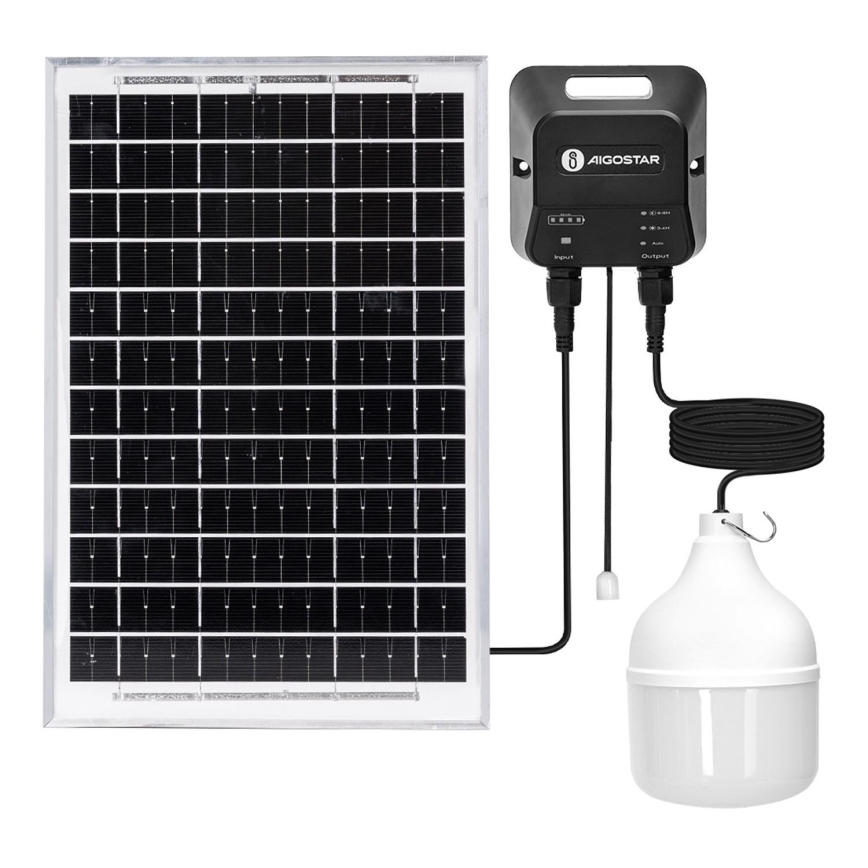 Aigostar - LED Solarni lestenec LED/70W/12V 6000 mAh 6500K pr. 12 cm + Daljinski upravljalnik