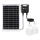 Aigostar - LED Solarni lestenec s senzorjem 2xLED/35W/12V 6000 mAh 6500K pr. 10 cm + Daljinski upravljalnik