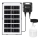 Aigostar - LED Solarni lestenec s senzorjem LED/35W/12V 3000 mAh 6500K pr. 10 cm + Daljinski upravljalnik