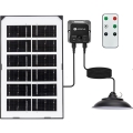 Aigostar - LED solarni lestenec s senzorjem LED/35W/12V 3000 mAh 6500K premer 15 cm + daljinski upravljalnik