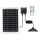 Aigostar - LED solarni lestenec s senzorjem LED/70W/12V 6000 mAh 6500K IP65 premer 23,5 cm + daljinski upravljalnik
