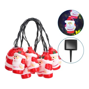 Aigostar - LED  solarni niz 10xLED/3,8 m IP44 hladno bela 400 mAh