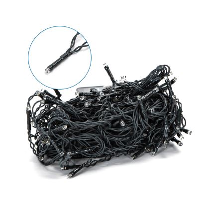 Aigostar - LED sončni niz 100xLED/8 načinov 8x0,6m 500 mAh IP65 hladna bela