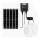 Aigostar - LED solarno svetilo 2xLED/70W/12V 12000 mAh 6500K IP65 premer 20,5 cm + daljinski upravljalnik