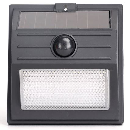 Aigostar - LED solarno svetilo s senzorjem LED/3,7V 6500K 500 mAh IP65 črna