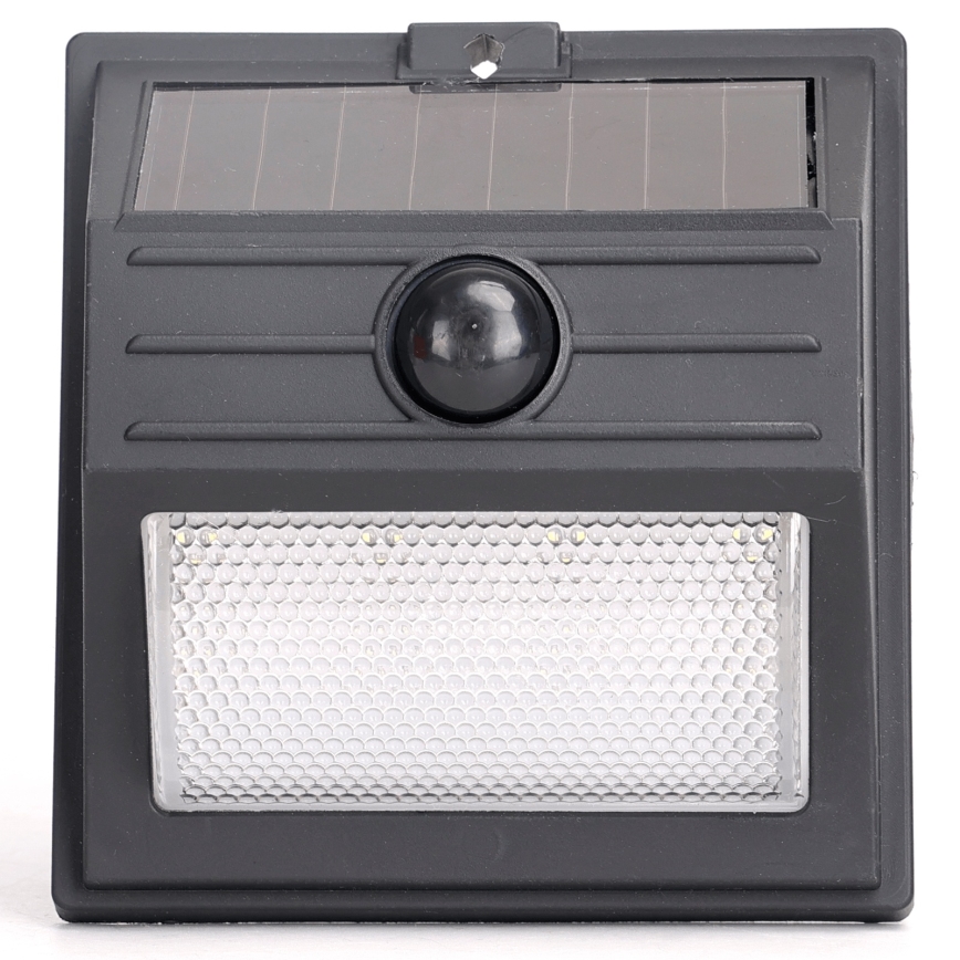 Aigostar - LED solarno svetilo s senzorjem LED/3,7V 6500K 500 mAh IP65 črna