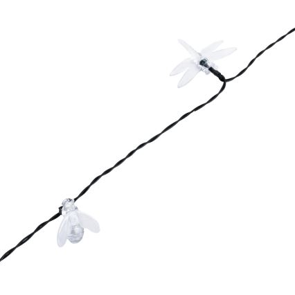 Aigostar - LED solarni dekorativni niz 50xLED/8 funkcij 10 m 800 mAh IP65 hladna bela
