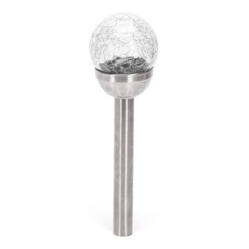 Aigostar - LED sončna svetilka LED/2V 6500K IP44 40 mAh srebrna