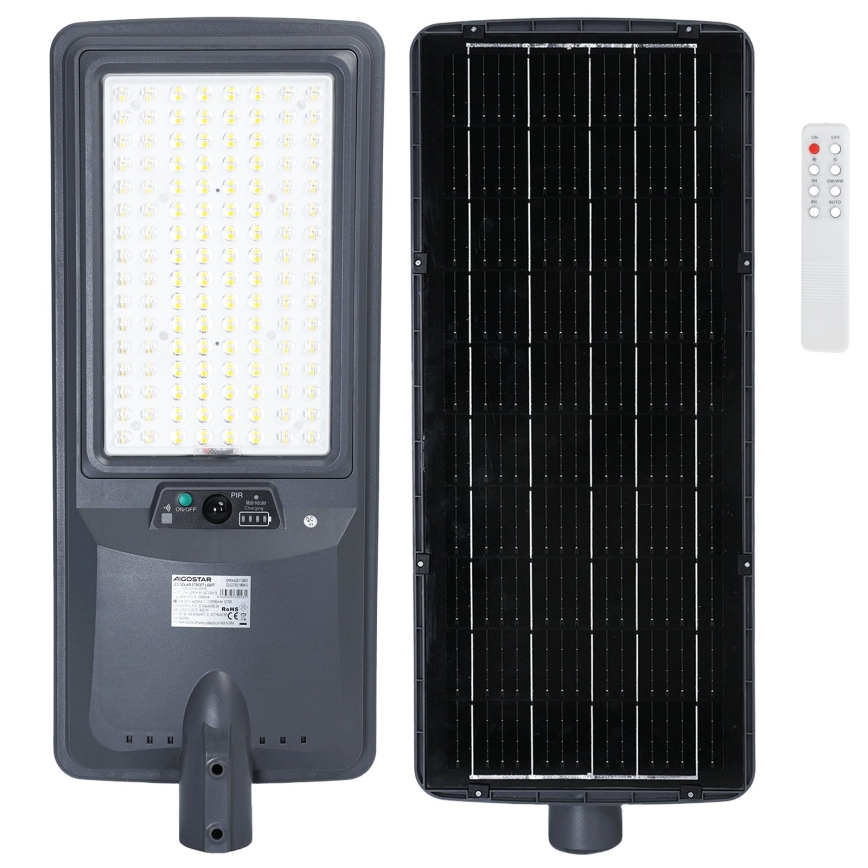 Aigostar - LED solarna ulična svetilka s senzorjem LED/300W/3,2V 3600mAh + daljinski upravljalnik