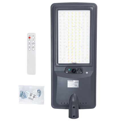 Aigostar - LED solarna ulična svetilka s senzorjem LED/300W/3,2V 3600mAh + daljinski upravljalnik