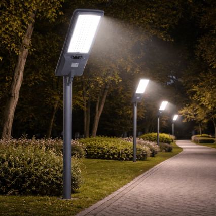 Aigostar - LED sončna ulična svetilka s senzorjem LED/400W/3,2V 4800mAh + daljinski upravljalnik