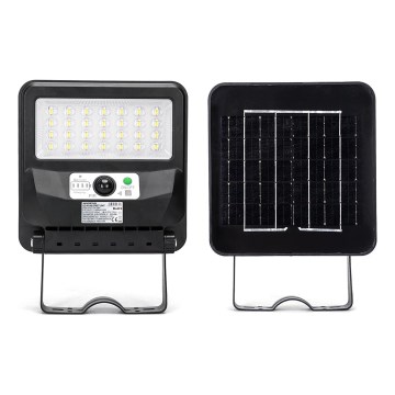 Aigostar - LED sončna ulična svetilka s senzorjem LED/50W/3,2V 1000mAh 6500K + daljinski upravljalnik