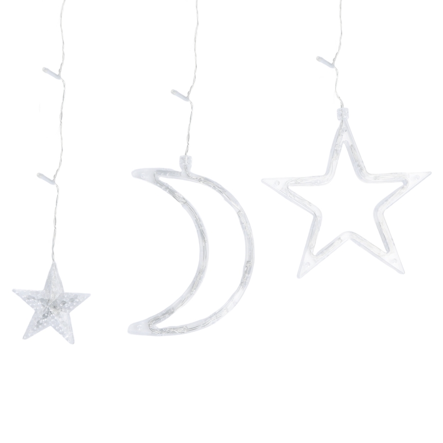 Aigostar - LED sončni niz 120×LED/8 funkcij 3×0,6 m 500 mAh IP65 topla bela