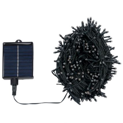 Aigostar - LED sončna božična veriga 500xLED/8 funkcij 52m IP65 večbarvna 1200 mAh