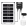 Aigostar - LED sončni lestenec LED/35W/12V 3000 mAh 6500K IP65 premer 10 cm + daljinski upravljalnik