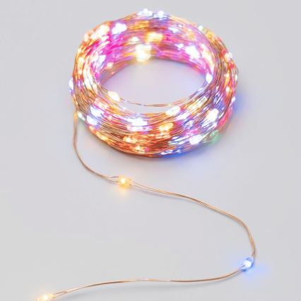 Aigostar - LED sončni niz 200xLED/8 funkcij 22 m IP65 večbarven 800 mAh