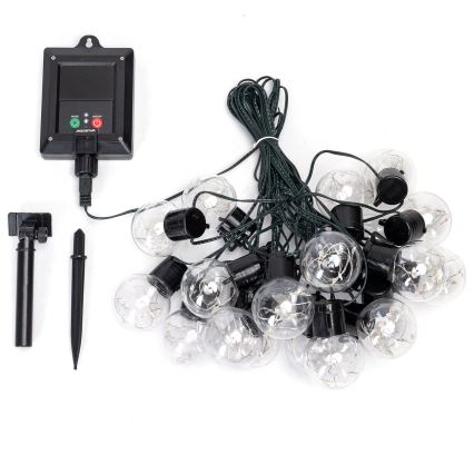 Aigostar - LED sončni  niz 20xLED/8 funkcij 11,5m IP65 večbarven