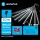 Aigostar - LED sončni niz 384xLED/13m IP65 1200 mAh hladna bela