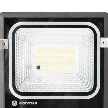 Aigostar - LED sončni reflektor LED/50W/3,2V 1200mAh 3000K/4000K/6500K IP66 + daljinski upravljalnik